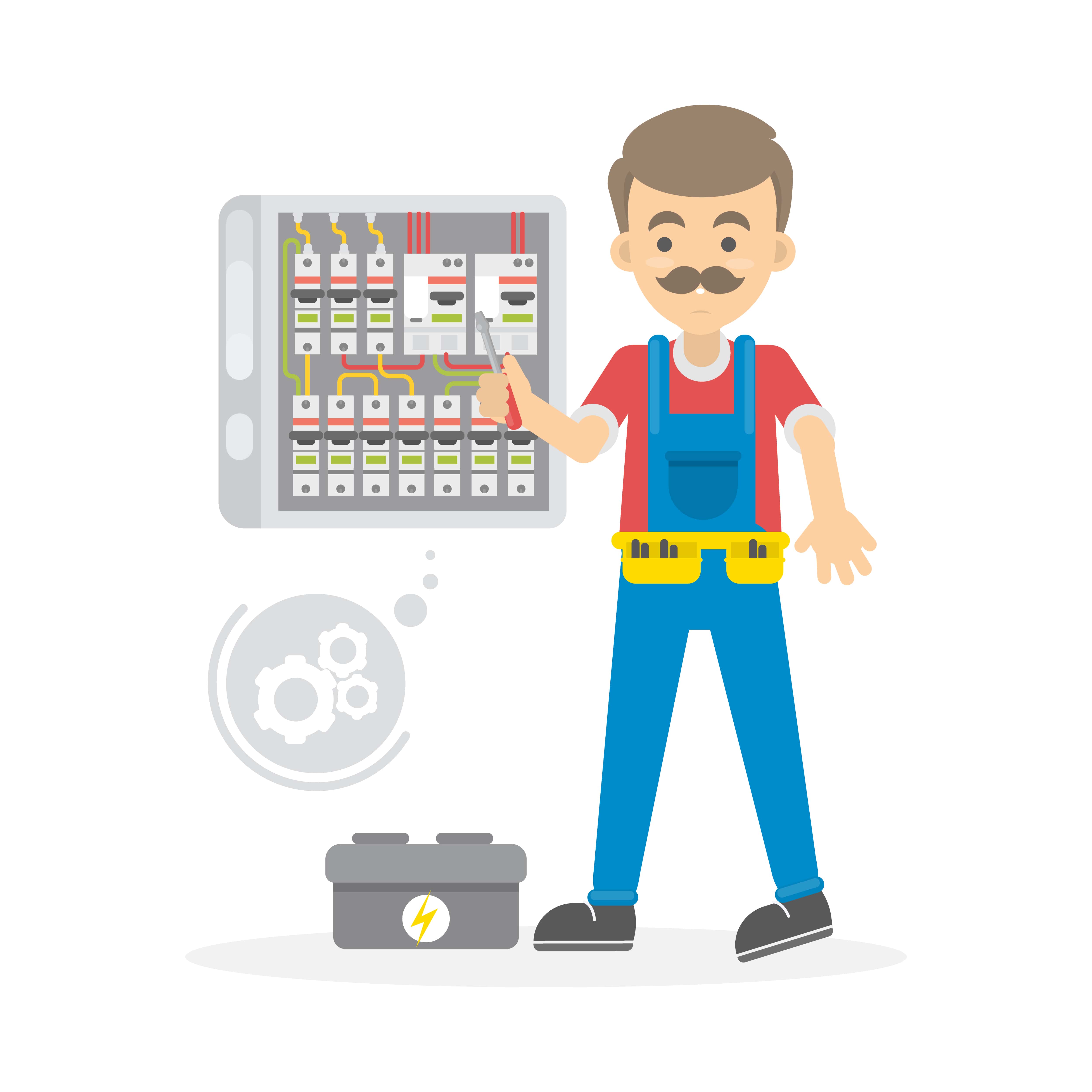 عکس تابلو برق صنعتی